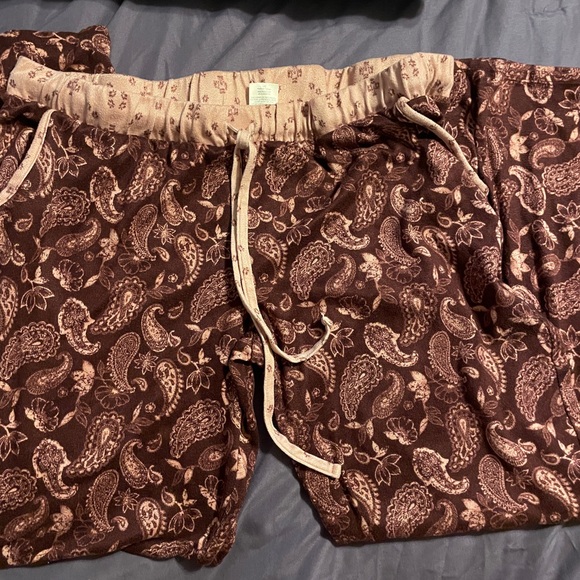 Lucky Brand Purple Paisley 2 Piece Lounge Pajama Set Size Large - Picture 2 of 9